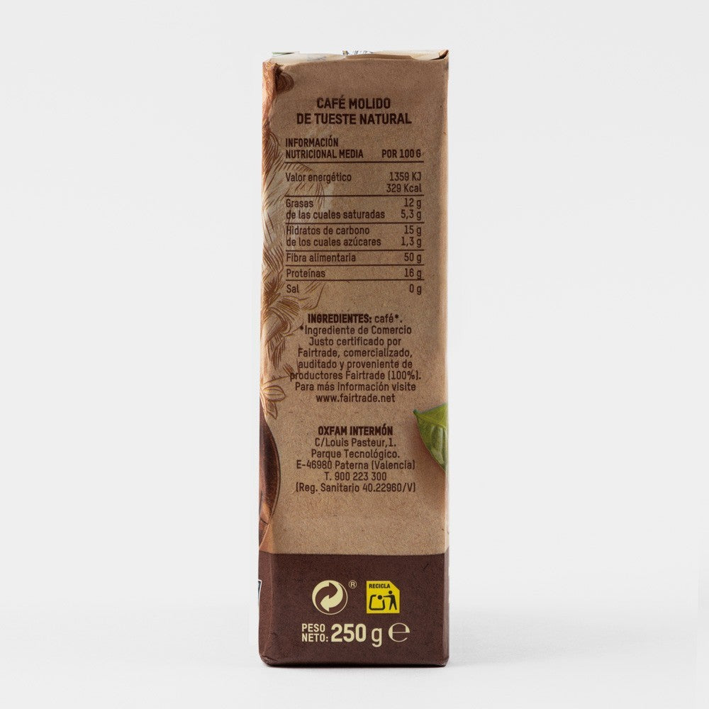 CAFÉ MOLIDO NATURAL 250g TIERRA MADRE